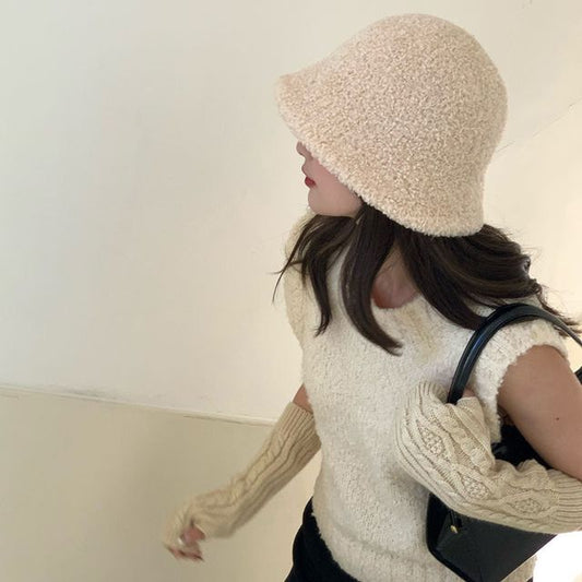 Sample Chenille Plain Bucket Hat