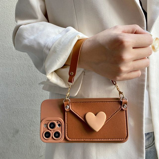 SampleHeart Card Holder Phone Case