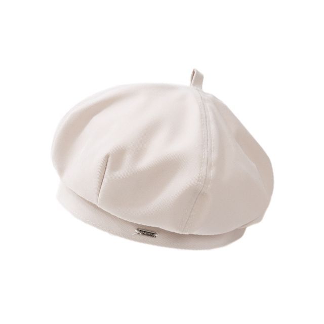 Sample Metal Tag Plain Beret
