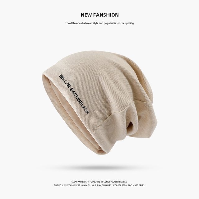 Sample Lettering Knit Beanie