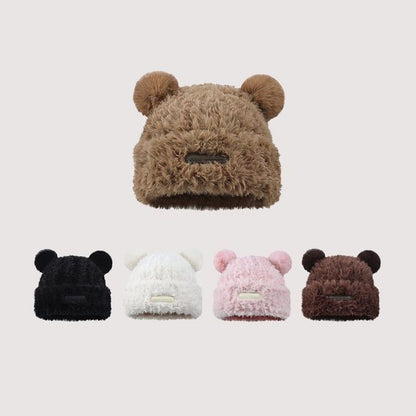 Sample Ear Detail Fluffy Beanie
