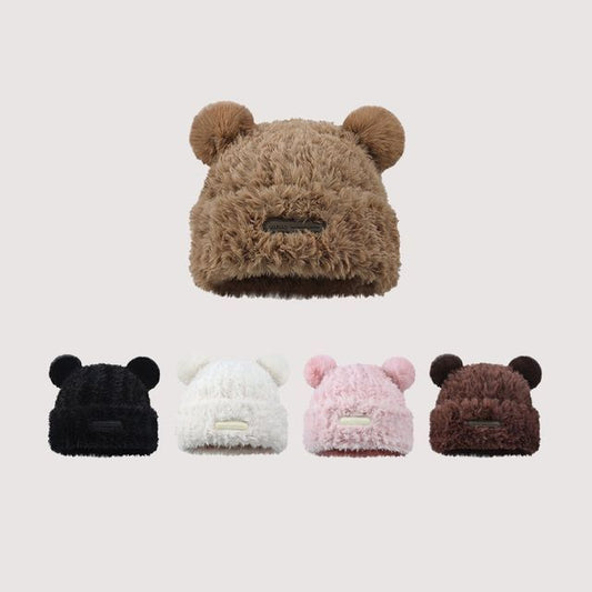Sample Ear Detail Fluffy Beanie