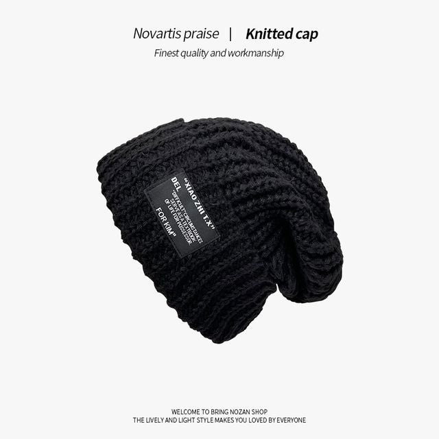 Sample Applique Cable Knit Beanie