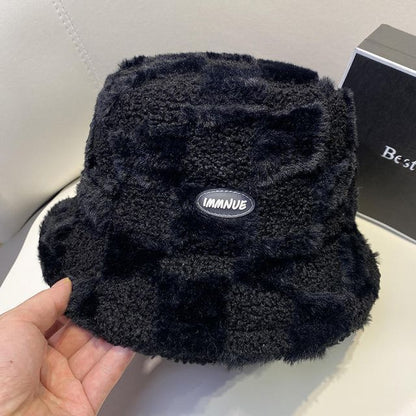 Sample Plain Fluffy Bucket Hat