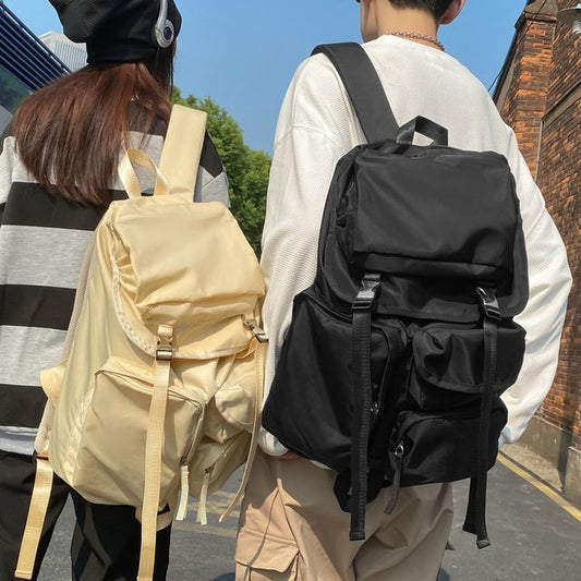 Wholesale Sample Plain Drawstring Nylon Backpack