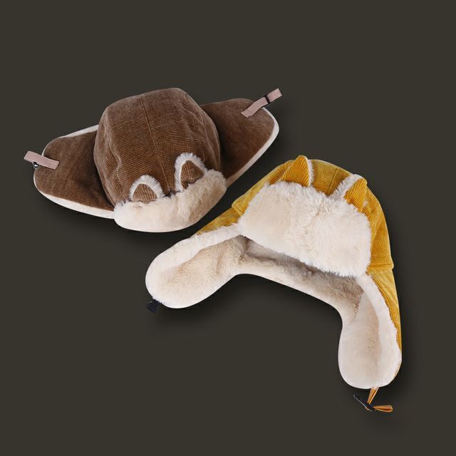 Hat Trapper Cat Chenille Ear
