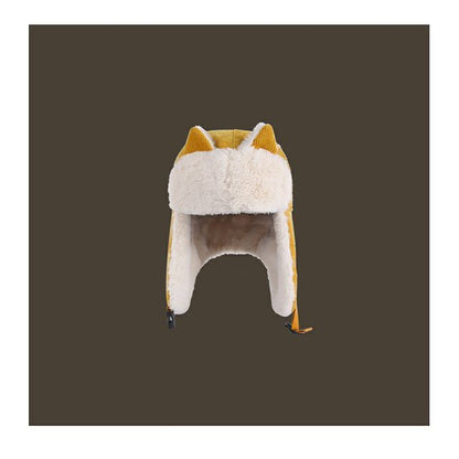 Hat Trapper Cat Chenille Ear