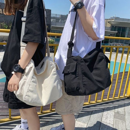 Canvas Crossbody Bag Plain