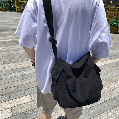 Canvas Crossbody Bag Plain