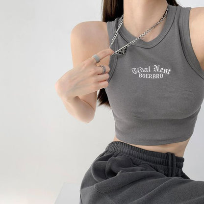 Lettering Tank Top
