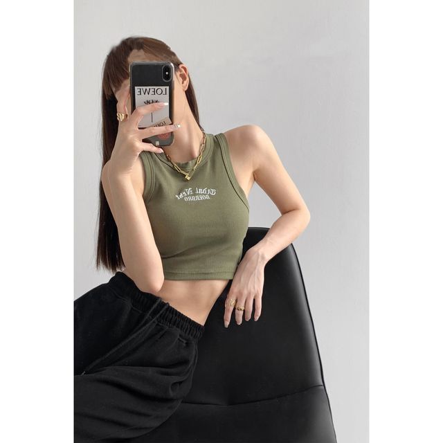 Lettering Tank Top