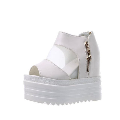 Wedge Sandals Platform Sheer