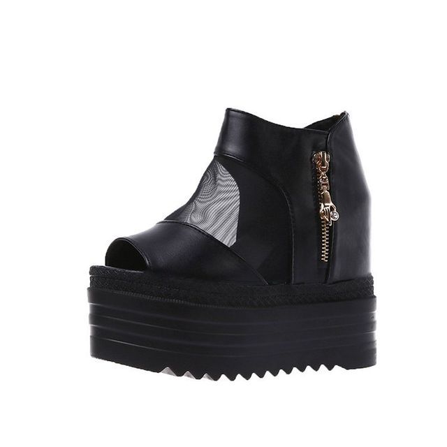 Wedge Sandals Platform Sheer