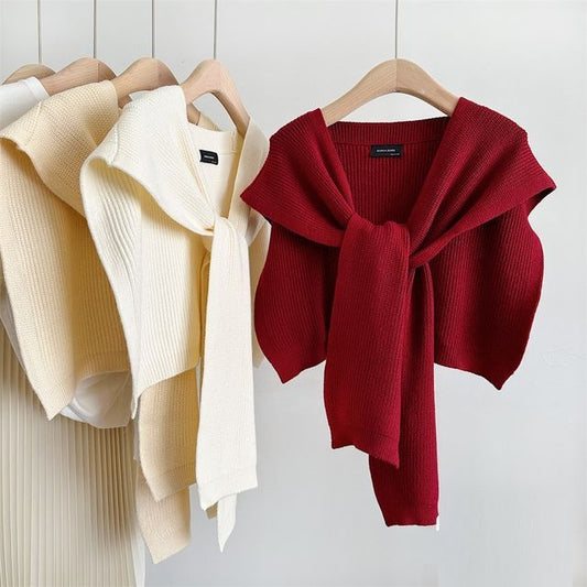 Plain Shawl Knit