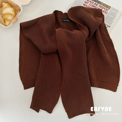 Plain Shawl Knit