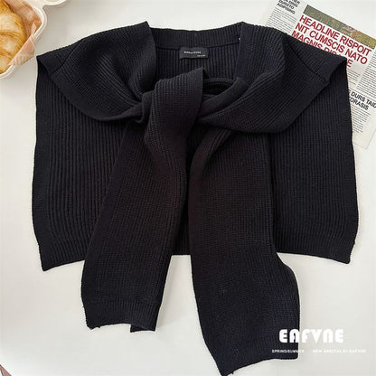 Plain Shawl Knit