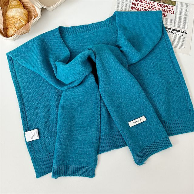 Applique Knit Shawl