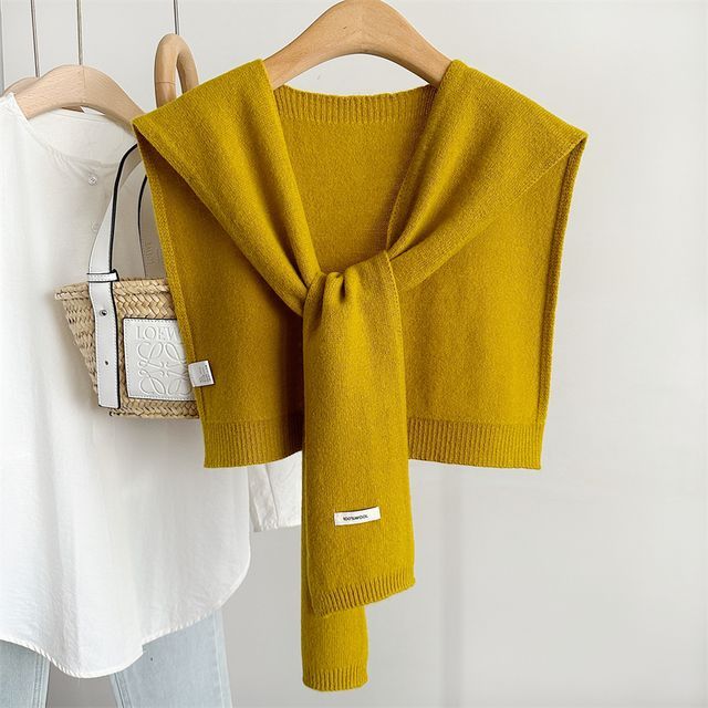 Applique Knit Shawl