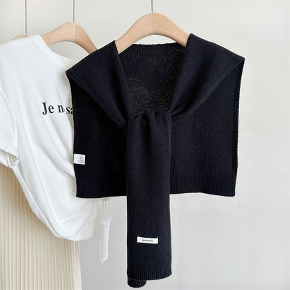 Applique Knit Shawl