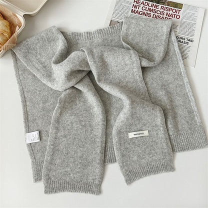 Applique Knit Shawl