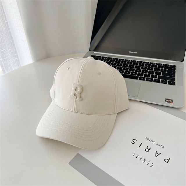 Lettering Cap Baseball Embroidered