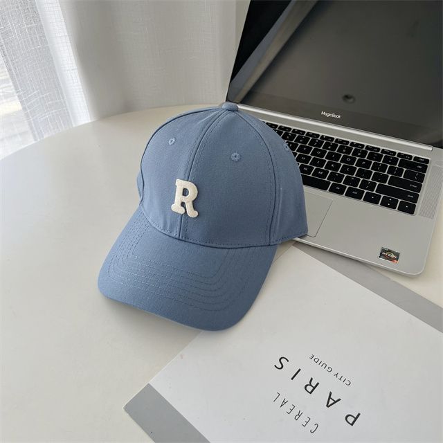 Lettering Cap Baseball Embroidered