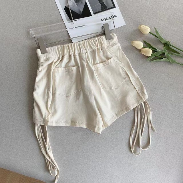 Plain Pants Mid Rise Hot