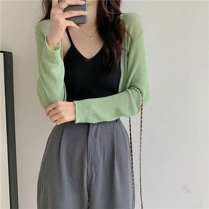 Cardigan Plain Bolero