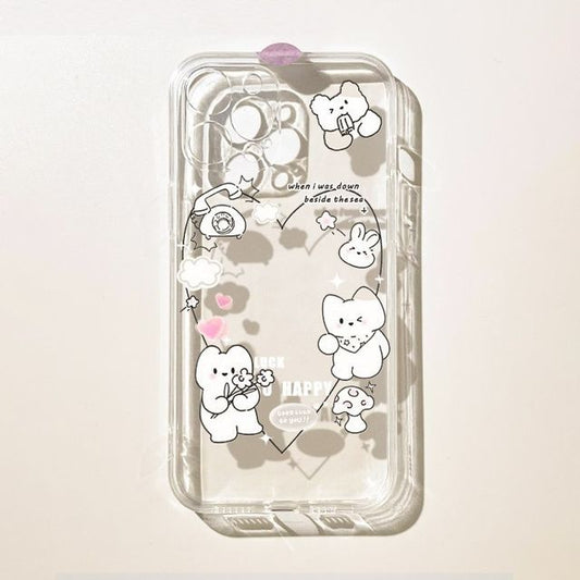 Rabbit Transparent Phone Case