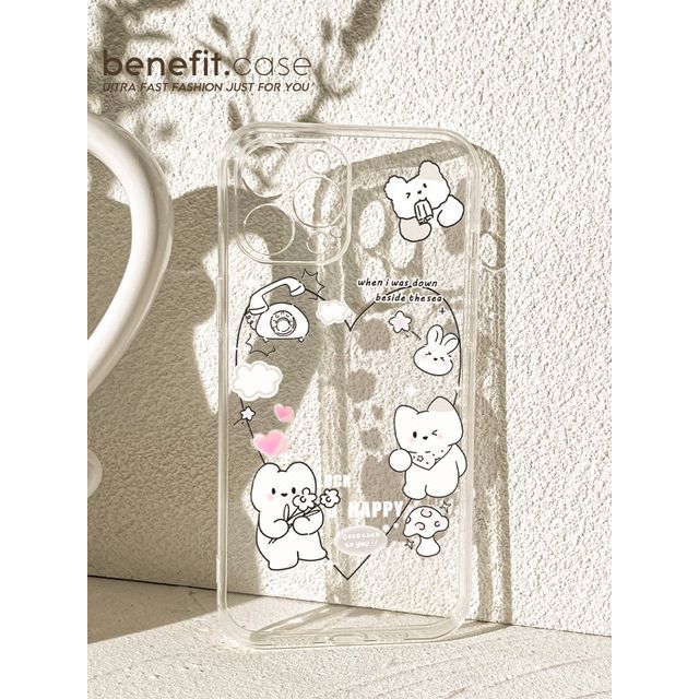 Rabbit Transparent Phone Case