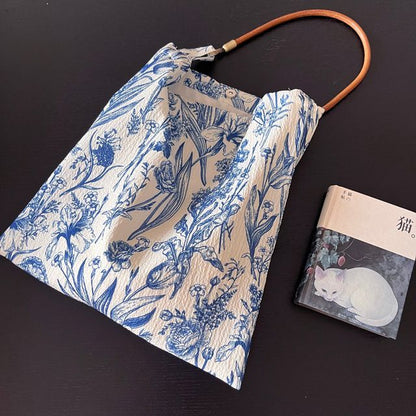 Crossbody Floral Tote Bag /