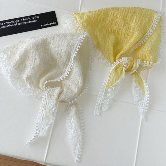 Headkerchief Trim Lace
