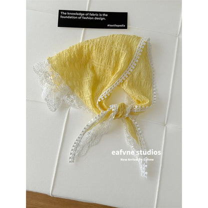Headkerchief Trim Lace