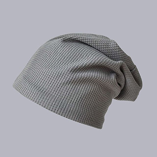 Plain Knit Beanie Slouchy