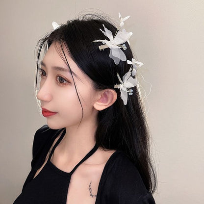 Wholesale Sample Butterfly Gemstone Hair Clip / Set