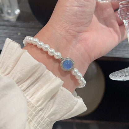 Faux Bracelet Pearl Gemstone