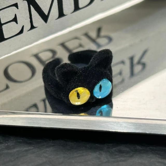 Sample Monster Flocking Alloy Open Ring (Various Designs)