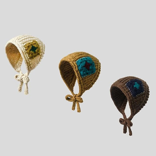 Patchwork Earmuffs Knit
