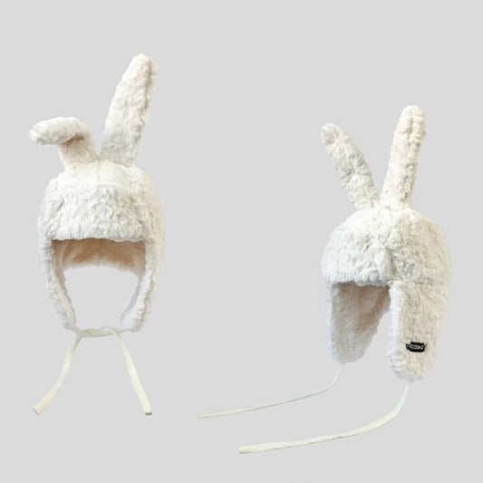 Chenille Ear Hat Rabbit Trapper