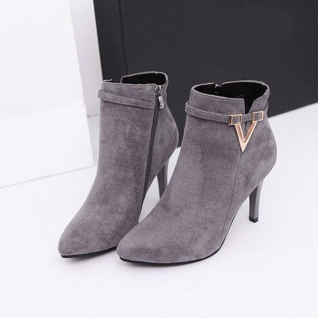 Boots Pointed Ankle Stiletto