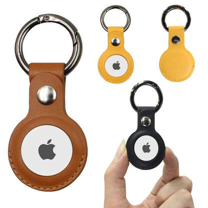 Holder Faux AirTag Keyring Leather