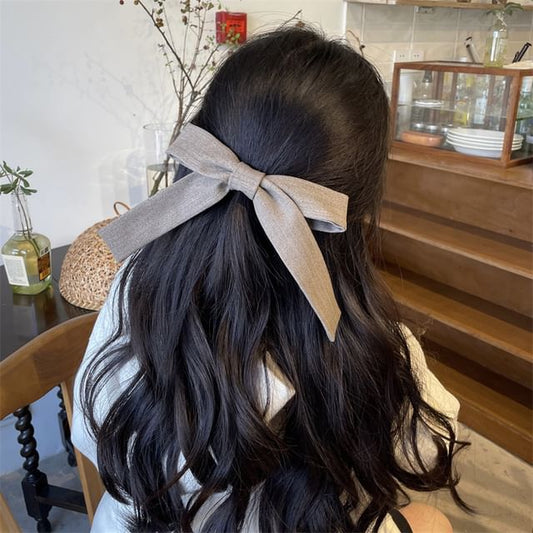 Wholesale Sample Bow Fabric Hair Clip