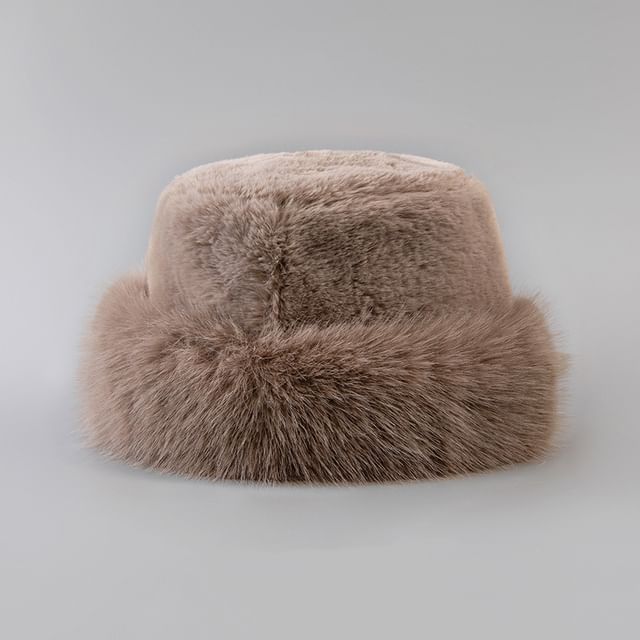 Sample Plain Faux Fur Hat