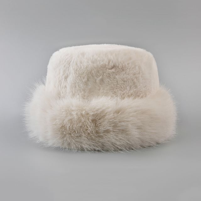 Sample Plain Faux Fur Hat