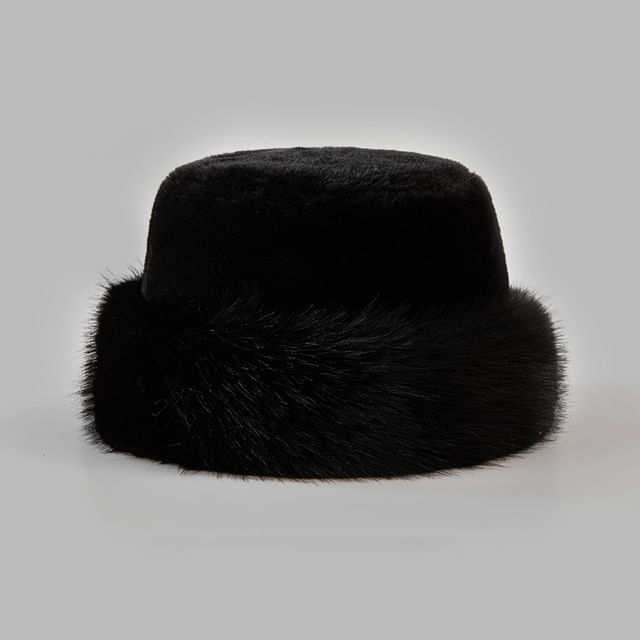 Sample Plain Faux Fur Hat