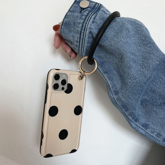 Phone Dot Hoop Polka Case