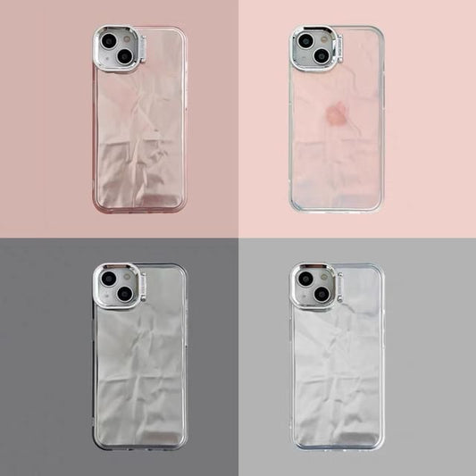 Phone Textured Case Stand Holographic