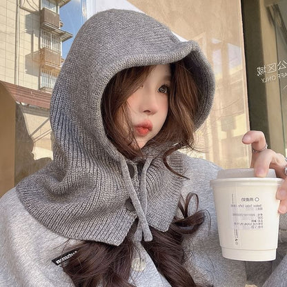 SampleButtoned Knit Balaclava