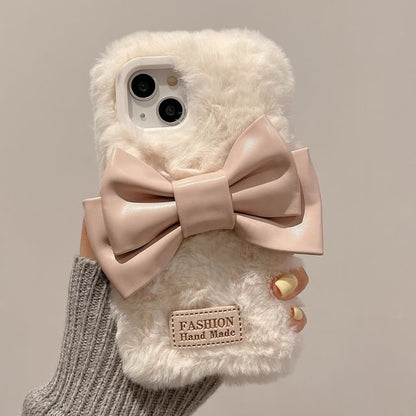Bow Phone Chenille Case