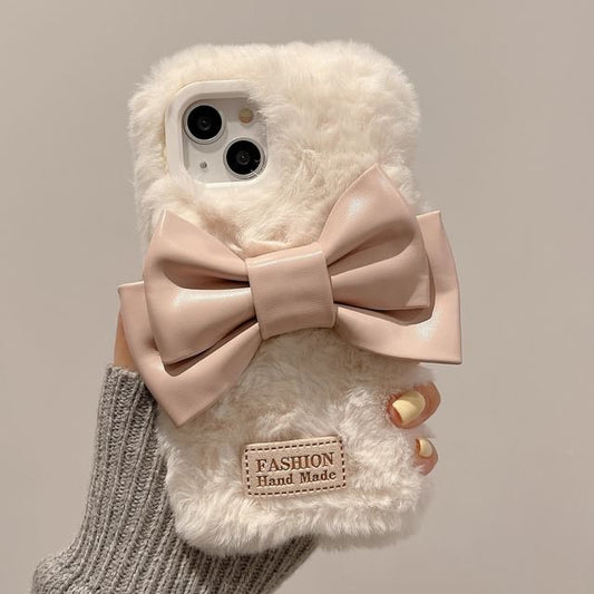 Bow Phone Chenille Case